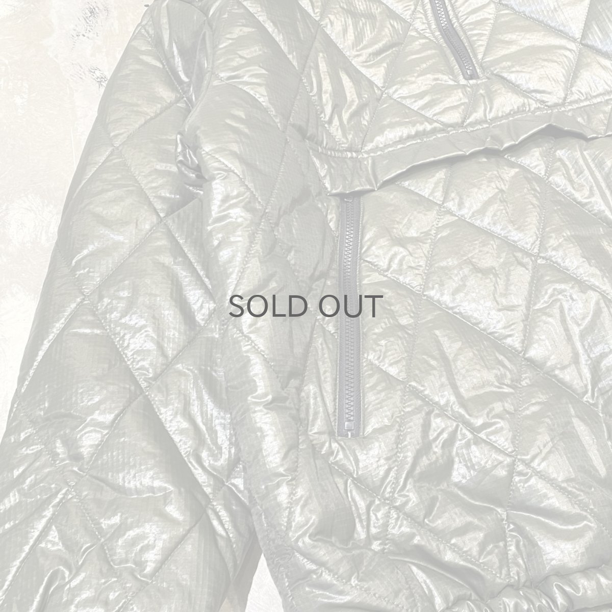 画像5: 【WONDERGROUND】NYLON QUILTING ANORAK PARKA / GREEN / OS (5)