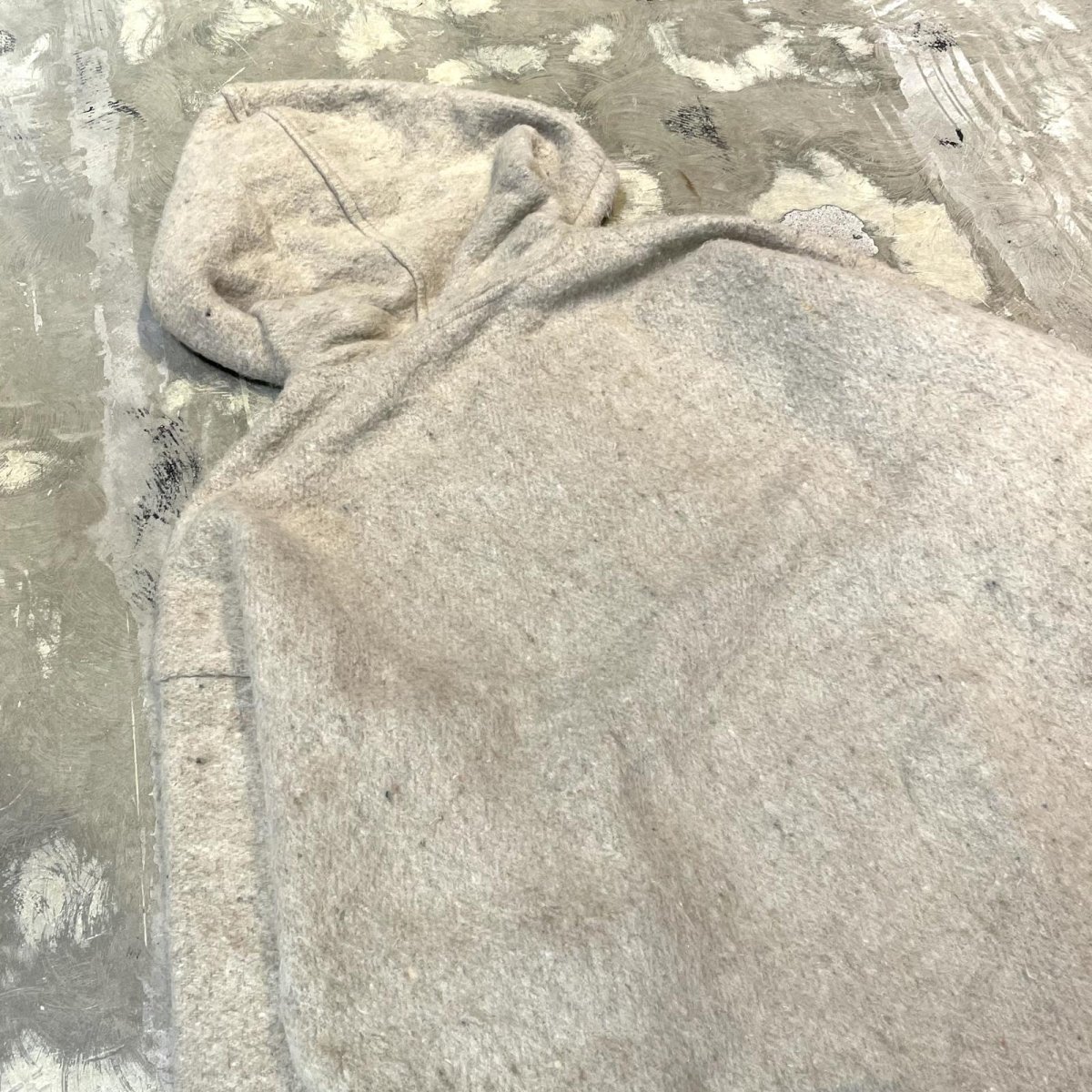 画像9: COLOR MIX HALF BUTTON HOODIE JACKET / Mens L (9)
