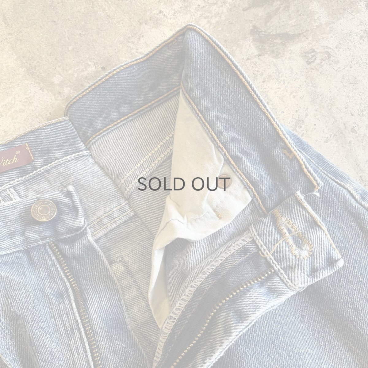 画像8: 【Wiz&Witch】"TWINS" WIDE DENIM PANTS / W29 (8)