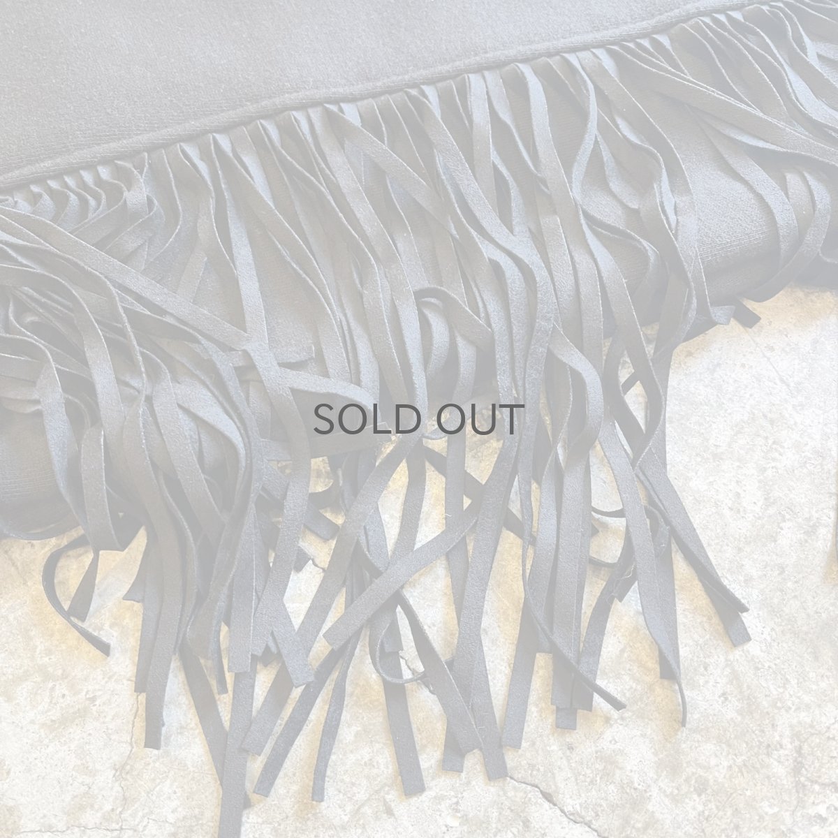 画像9: 【Wiz&Witch】"WANDERER" FRINGE SWEAT / OS / BLACK (9)