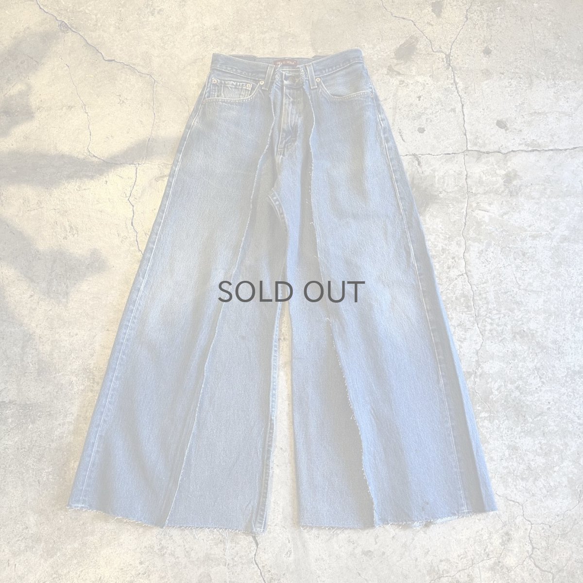 画像1: 【Wiz&Witch】"TWINS" WIDE DENIM PANTS / W29 (1)