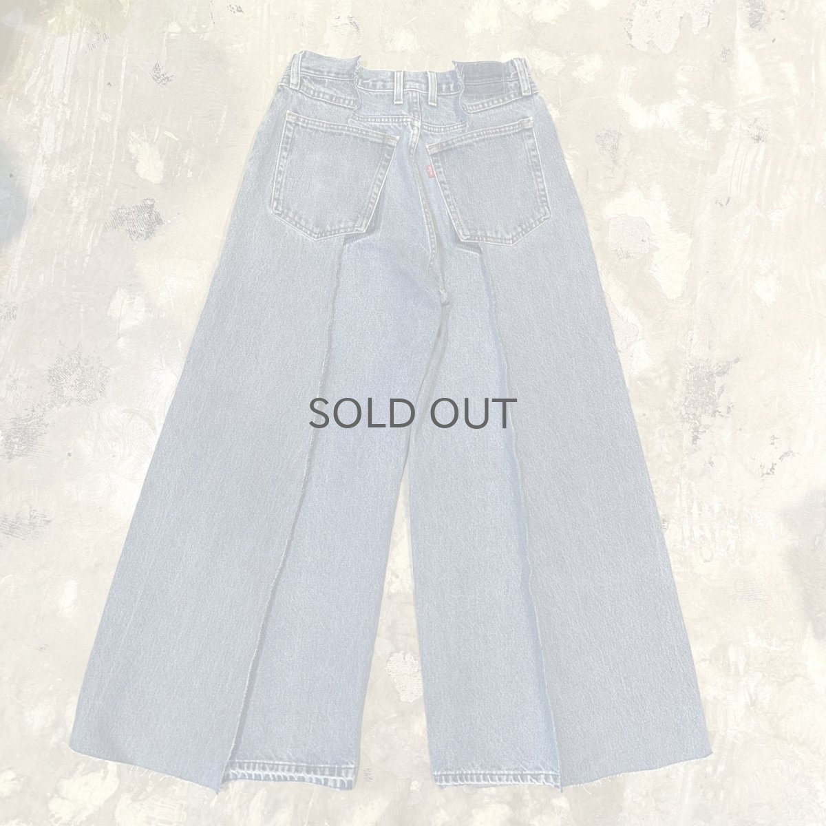 画像2: 【Wiz&Witch】"UNITED" TWINS WIDE DENIM PANTS / W31 (2)