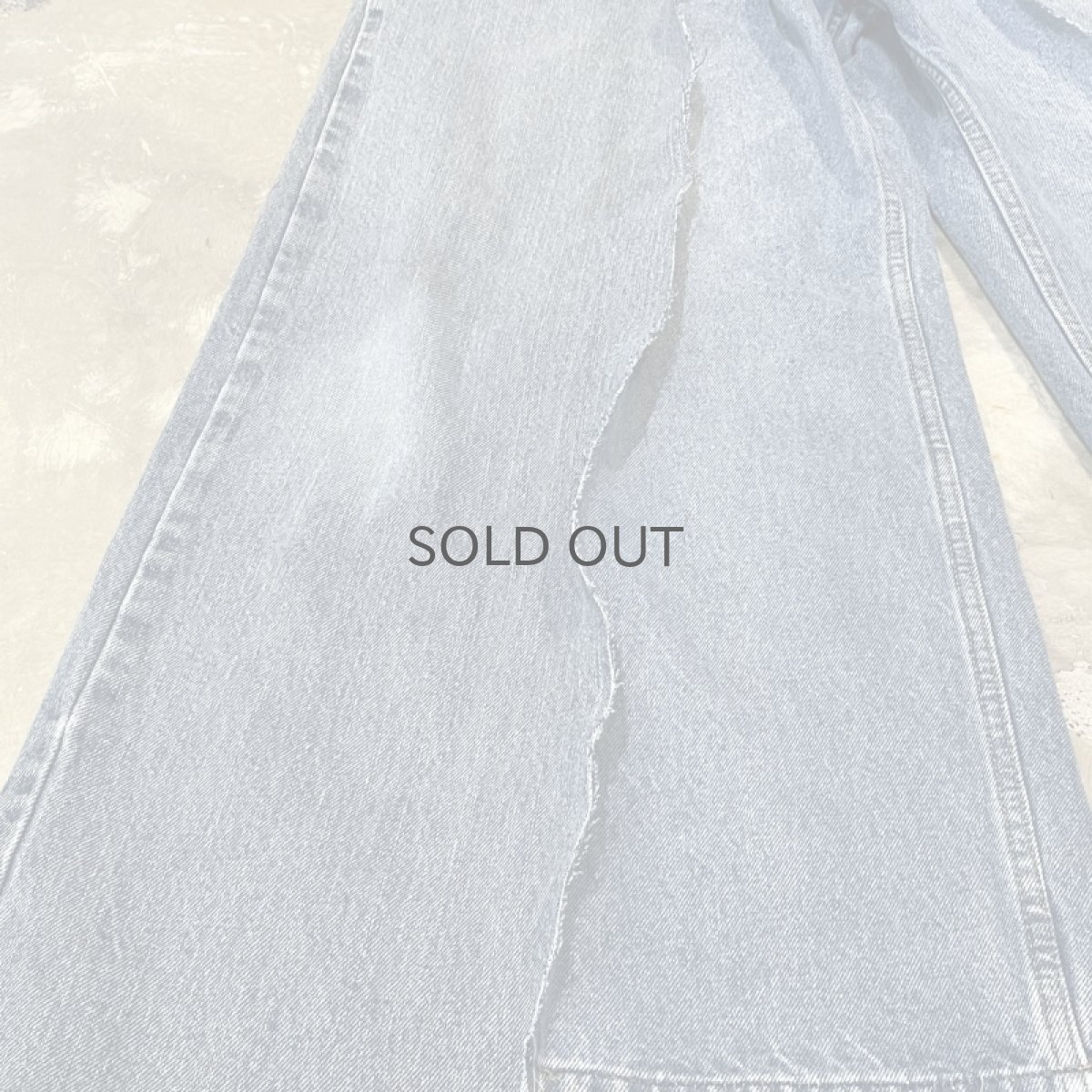 画像7: 【Wiz&Witch】"UNITED" TWINS WIDE DENIM PANTS / W31 (7)