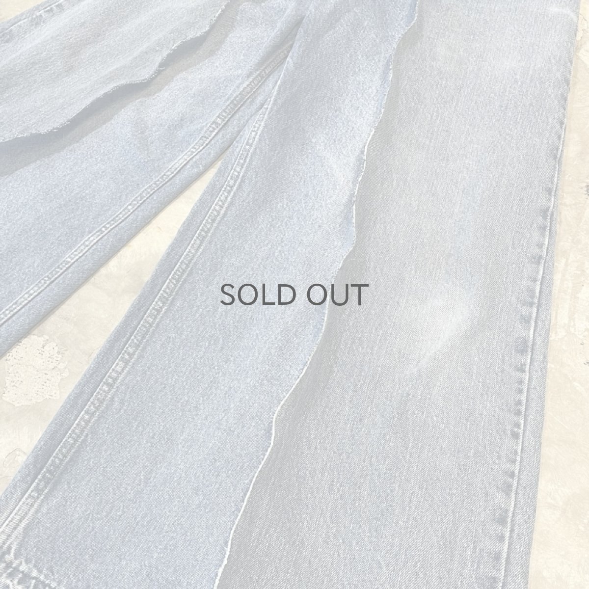 画像6: 【Wiz&Witch】"UNITED" TWINS WIDE DENIM PANTS / W31 (6)