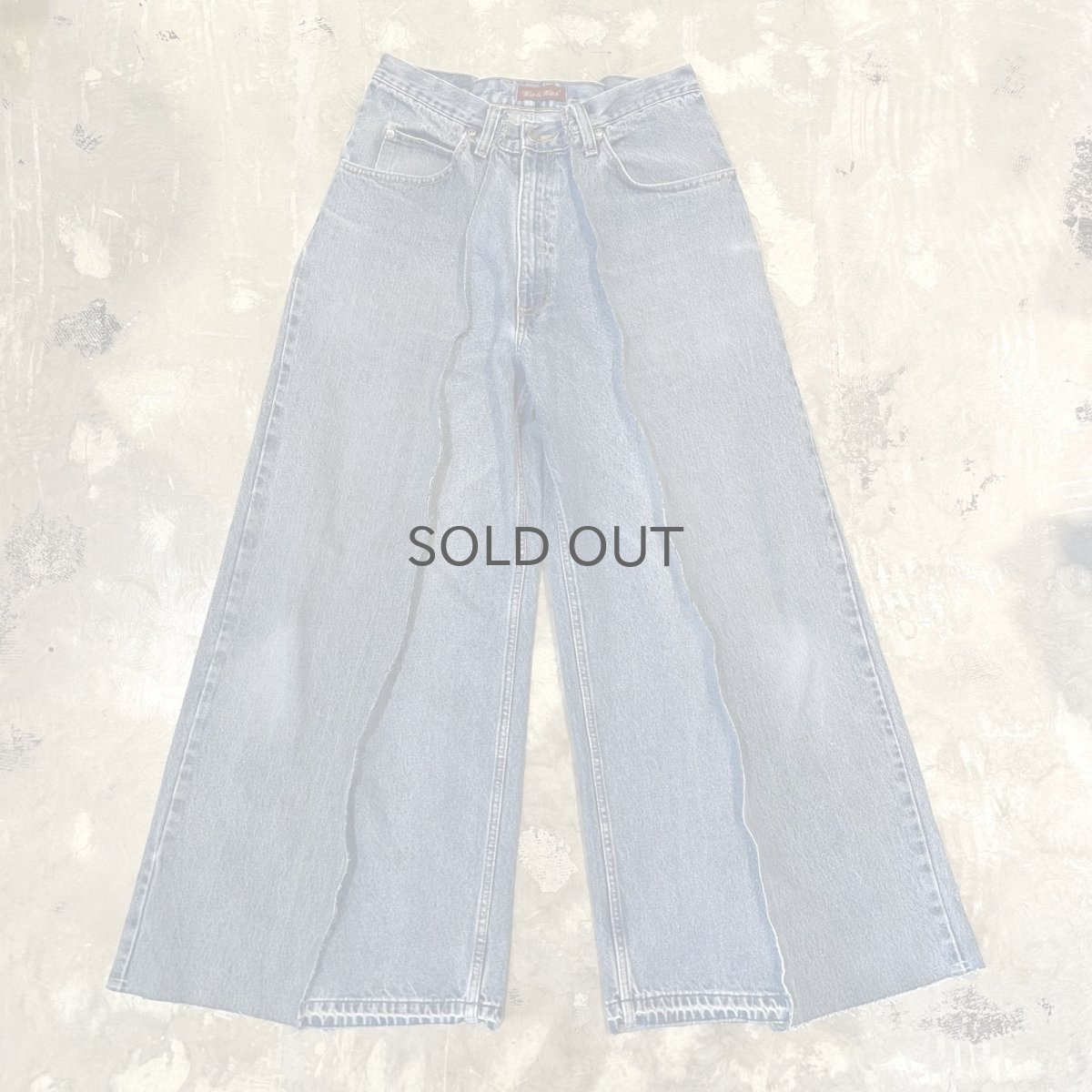 画像1: 【Wiz&Witch】"UNITED" TWINS WIDE DENIM PANTS / W31 (1)