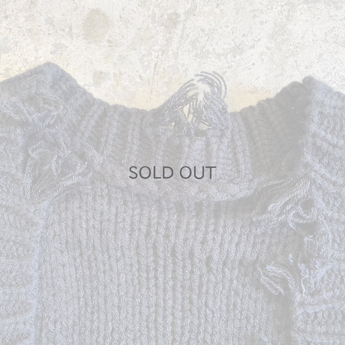 画像9: POINT DAMEGE DESIGN ALAN KNIT CARDIGAN / Ladies M (9)