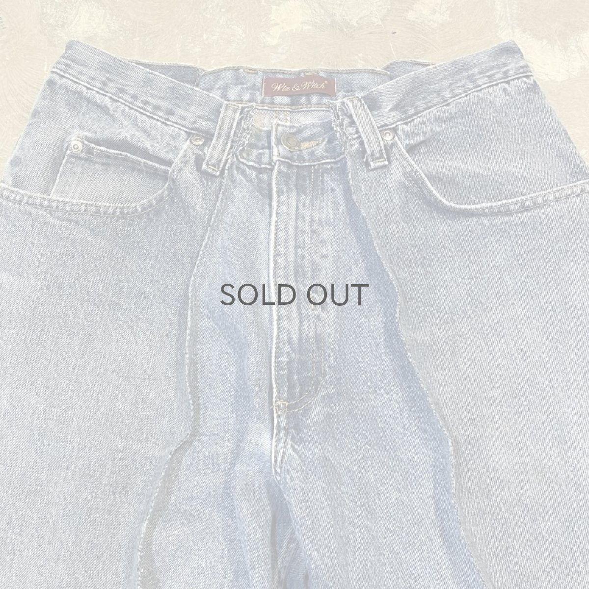 画像10: 【Wiz&Witch】"UNITED" TWINS WIDE DENIM PANTS / W31 (10)