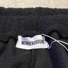 画像10: 【WONDERGROUND】FLEECE×NYLON CARGO STYLE WIDE PANTS / OS (10)