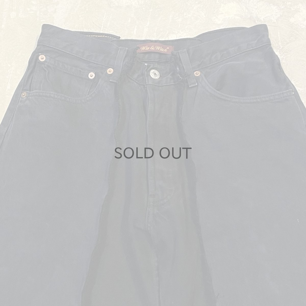 画像10: 【Wiz&Witch】"UNITED" TWINS WIDE DENIM PANTS / W31 (10)