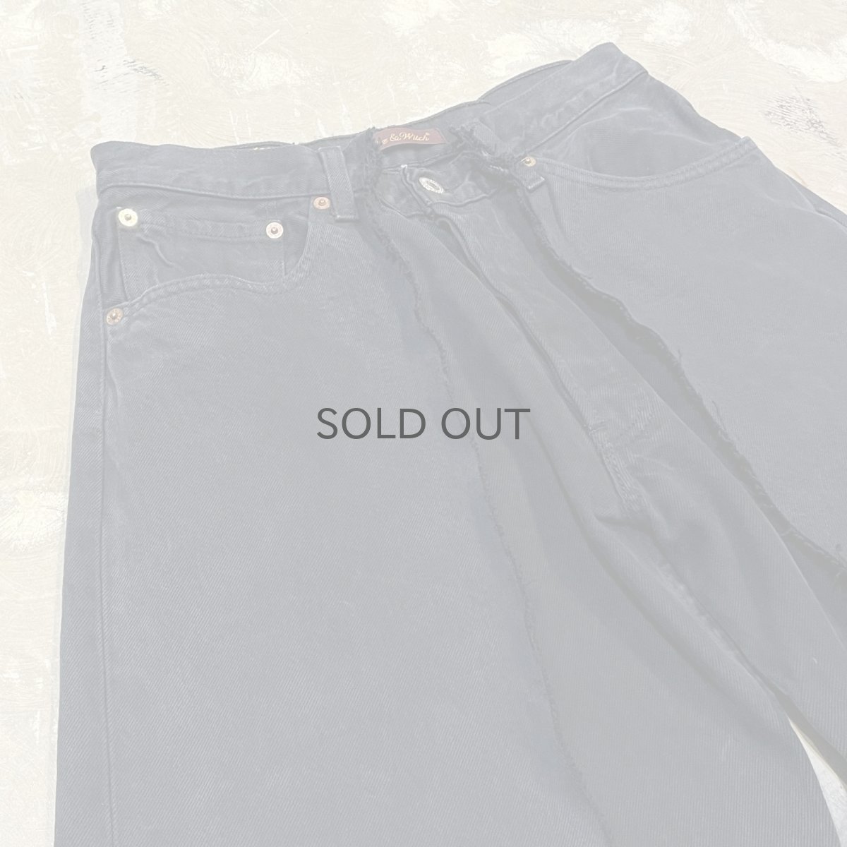 画像3: 【Wiz&Witch】"UNITED" TWINS WIDE DENIM PANTS / W31 (3)