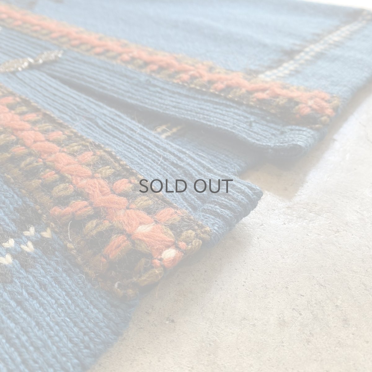 画像11: ALL OVER PATTERN SILVER HOOK UP DESIGN NORDIC KNIT CARDIGAN / Ladies L / MADE IN NOWAY  (11)