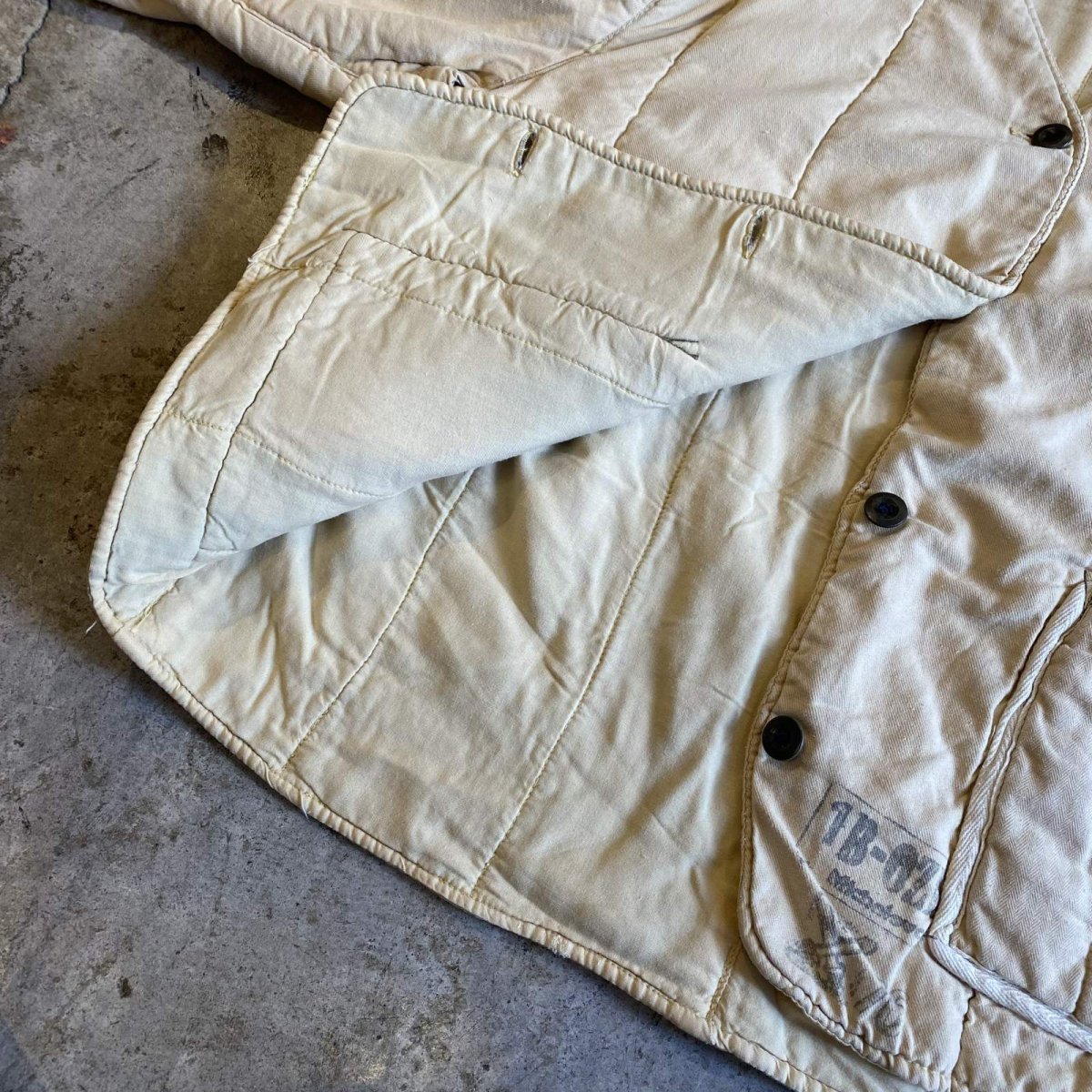 画像6: MILITARY COLOR LINER DESIGN JACKET / Ladies M (6)