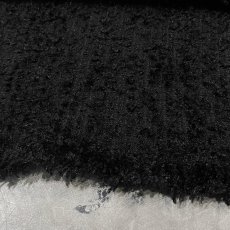 画像8: BLACK COLOR HI-NECK SHAGGY L/S TOPS / Mens M (8)