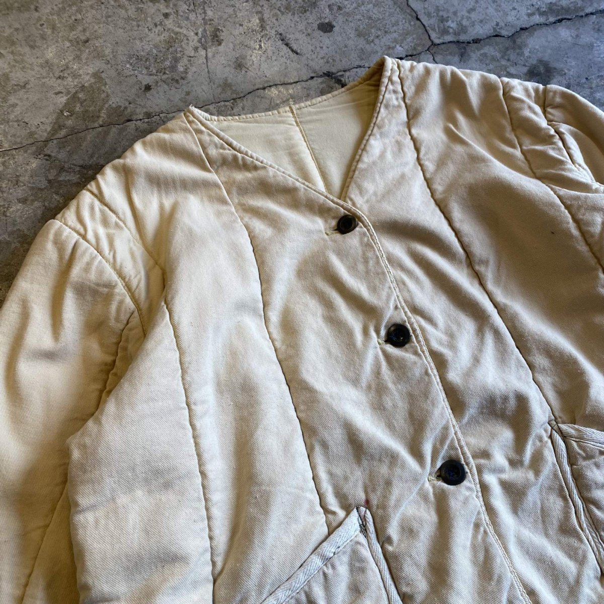 画像3: MILITARY COLOR LINER DESIGN JACKET / Ladies M (3)