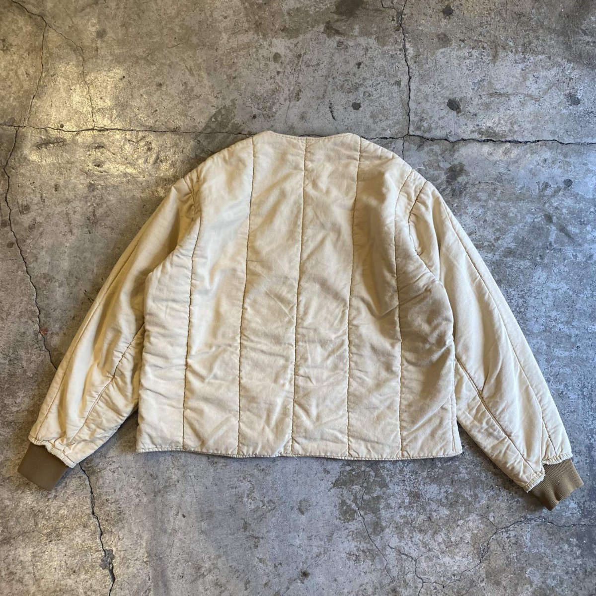 画像2: MILITARY COLOR LINER DESIGN JACKET / Ladies M (2)