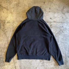 画像2: 【NIKE】FLEECE×NYLON DOCKING DESIGN L/S HOODIE / Ladies XL(L)  (2)