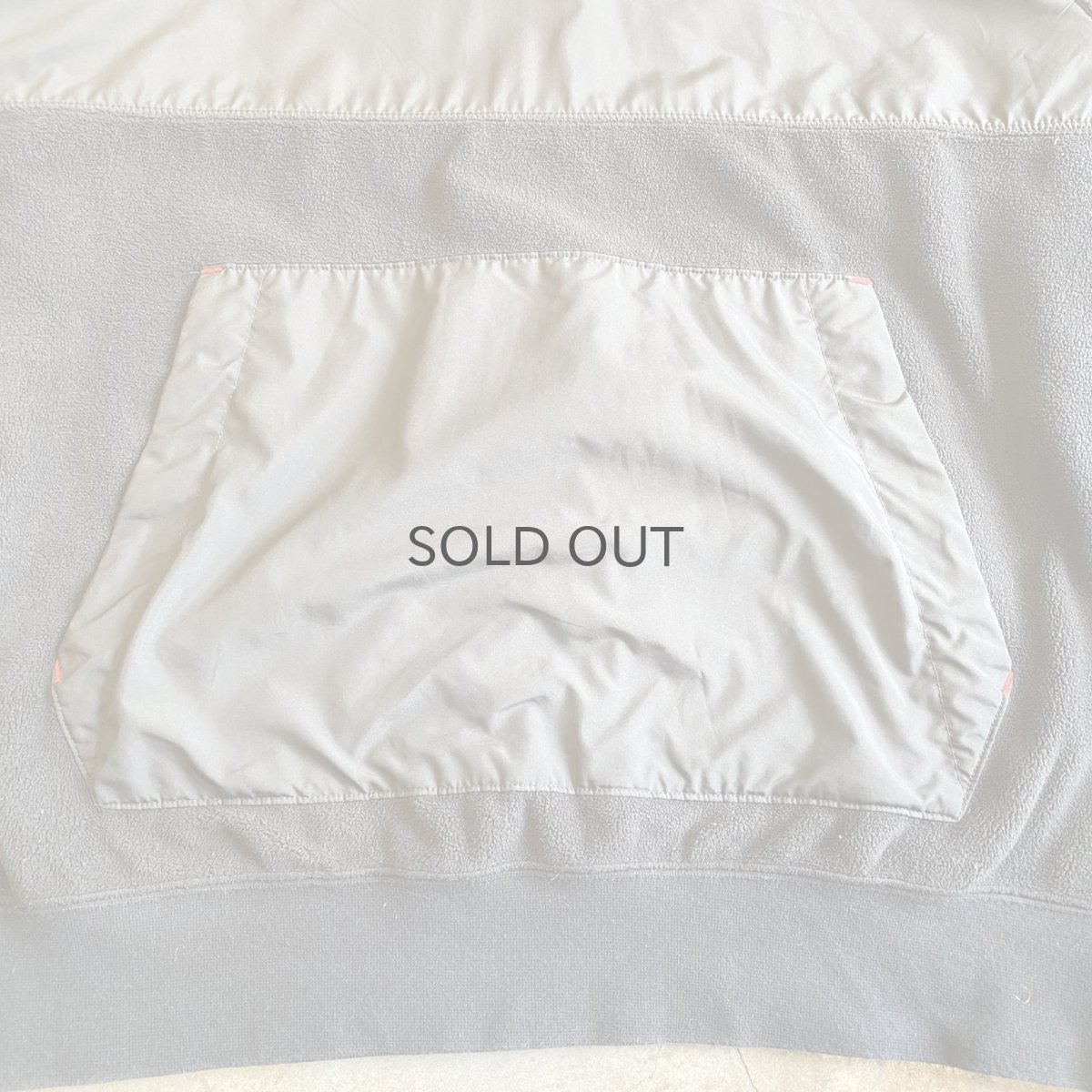 画像7: 【NIKE】FLEECE×NYLON DOCKING DESIGN L/S HOODIE / Ladies XL(L)  (7)