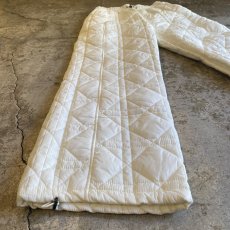 画像7: 【WONDERGROUND】DIAMOND STITCH DRAW CORD QUILTING PANTS / WHITE / OS (7)