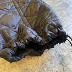 画像11: 【WONDERGROUND】DIAMOND STITCH DRAW CORD QUILTING PANTS / BLACK / OS (11)
