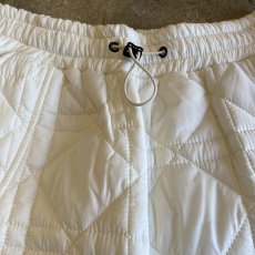画像5: 【WONDERGROUND】DIAMOND STITCH DRAW CORD QUILTING PANTS / WHITE / OS (5)