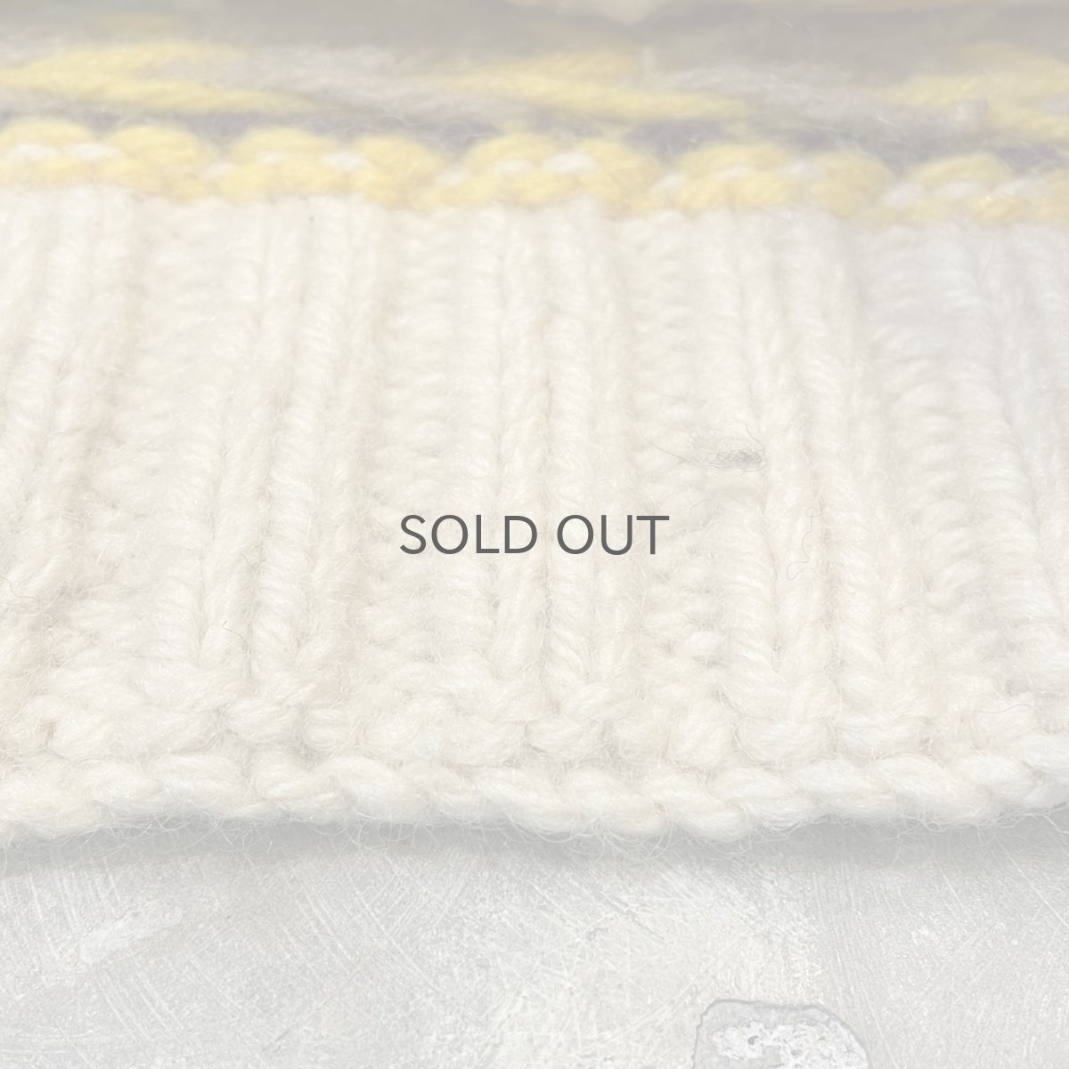 画像8: 60's~ ANIMAL GRAPHIC PATTERN ZIP UP WOOL KNIT JACKET / Mens L  (8)