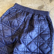 画像9: 【WONDERGROUND】DIAMOND STITCH DRAW CORD QUILTING PANTS / NAVY / OS (9)