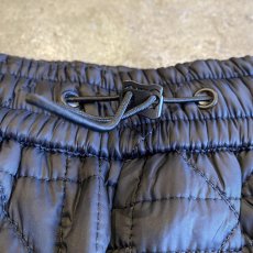 画像5: 【WONDERGROUND】DIAMOND STITCH DRAW CORD QUILTING PANTS / BLACK / OS (5)
