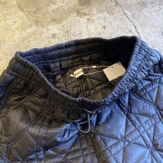 画像8: 【WONDERGROUND】DIAMOND STITCH DRAW CORD QUILTING PANTS / BLACK / OS (8)