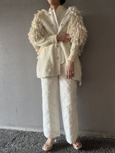 画像14: 【WONDERGROUND】DIAMOND STITCH DRAW CORD QUILTING PANTS / WHITE / OS (14)