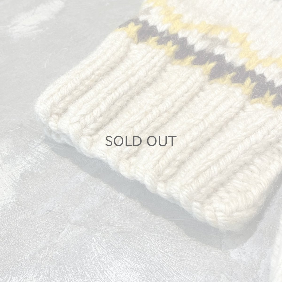 画像7: 60's~ ANIMAL GRAPHIC PATTERN ZIP UP WOOL KNIT JACKET / Mens L  (7)