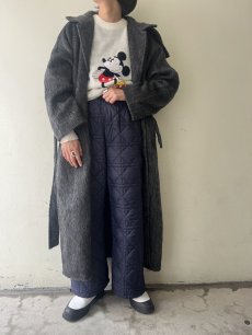 画像14: 【WONDERGROUND】DIAMOND STITCH DRAW CORD QUILTING PANTS / NAVY / OS (14)