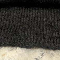 画像8: 【YVES SAINT LAURENT】BLACK MOHAIR MIX KNIT SWEATER / Mens L (8)
