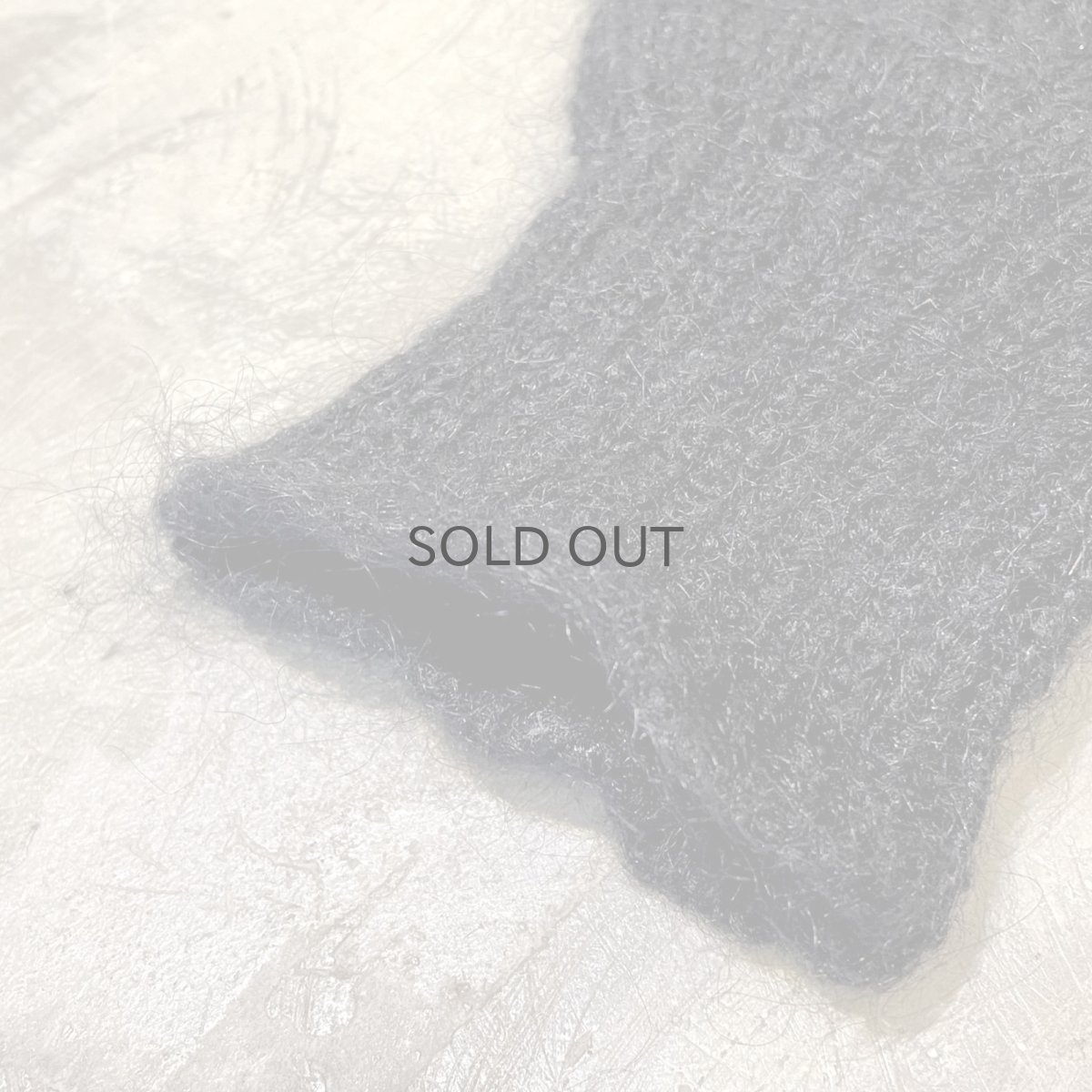 画像7: 【YVES SAINT LAURENT】BLACK MOHAIR MIX KNIT SWEATER / Mens L (7)