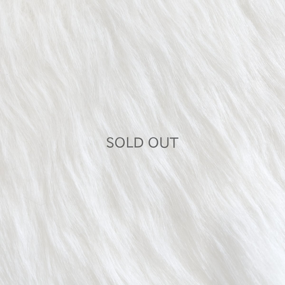 画像10: WHITE COLOR LONG SHAGGY V NECK DESIGN KNIT TOPS / Ladies M (10)