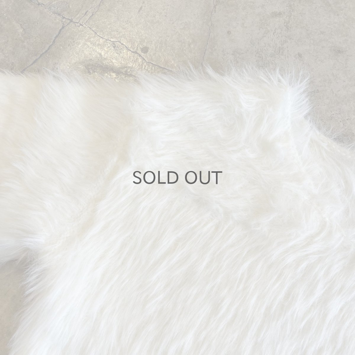 画像9: WHITE COLOR LONG SHAGGY V NECK DESIGN KNIT TOPS / Ladies M (9)