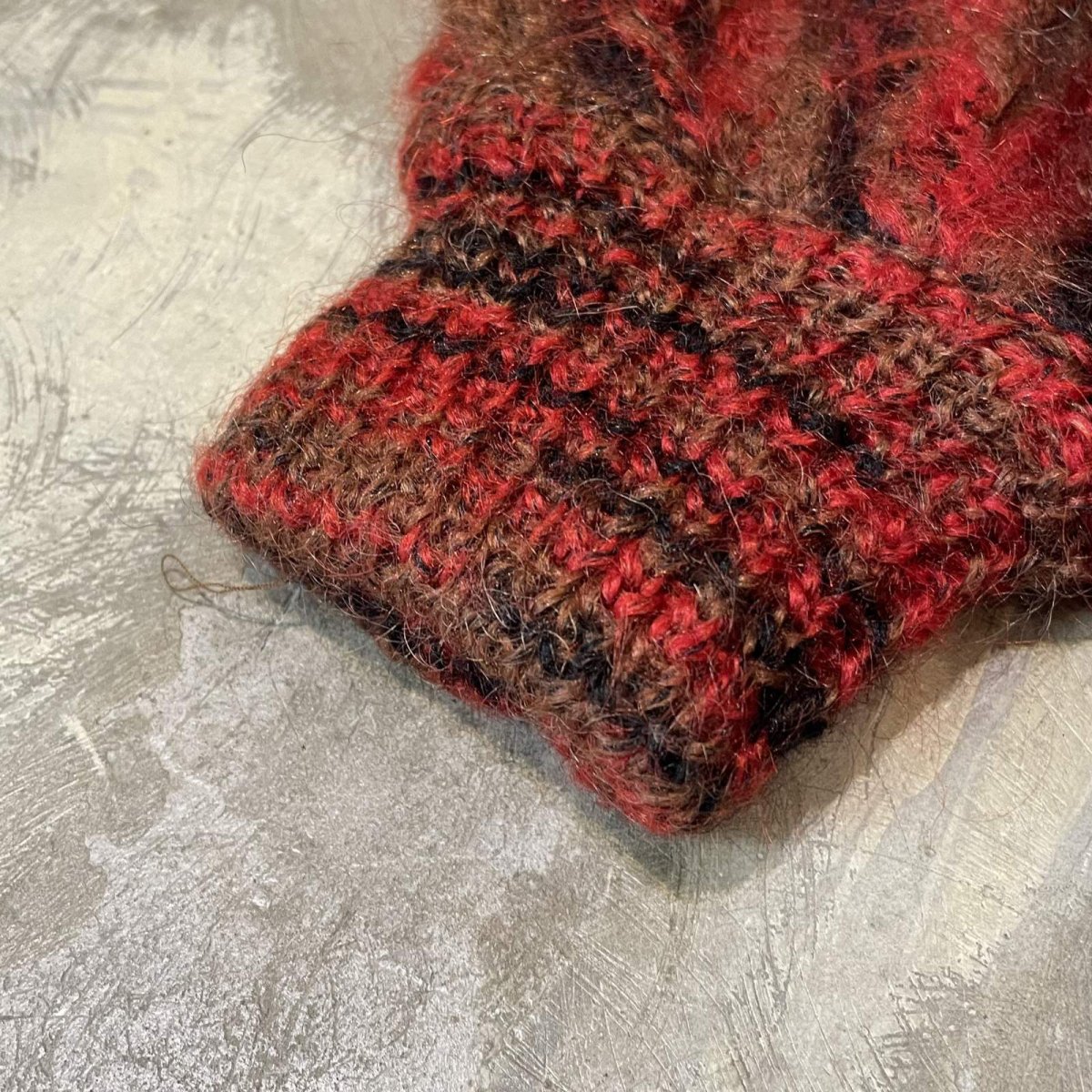 画像7: OLD FULL BUTTON MOHAIR KNIT CARDIGAN / Mens M (7)