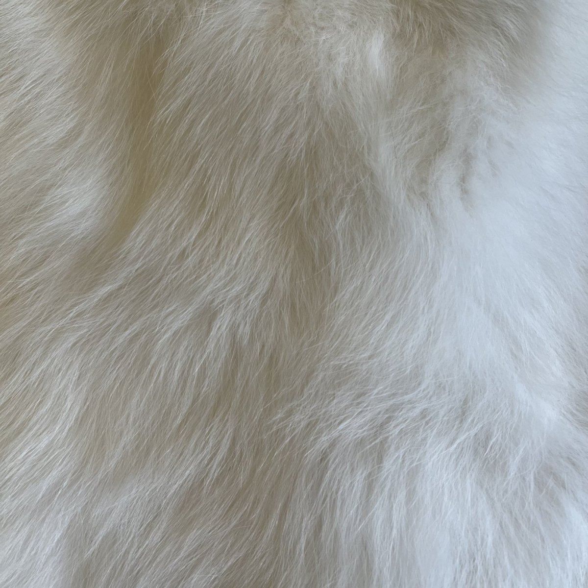画像10: WHITE COLOR REAL SELP FOX FUR DESIGN VEST / Ladies M (10)
