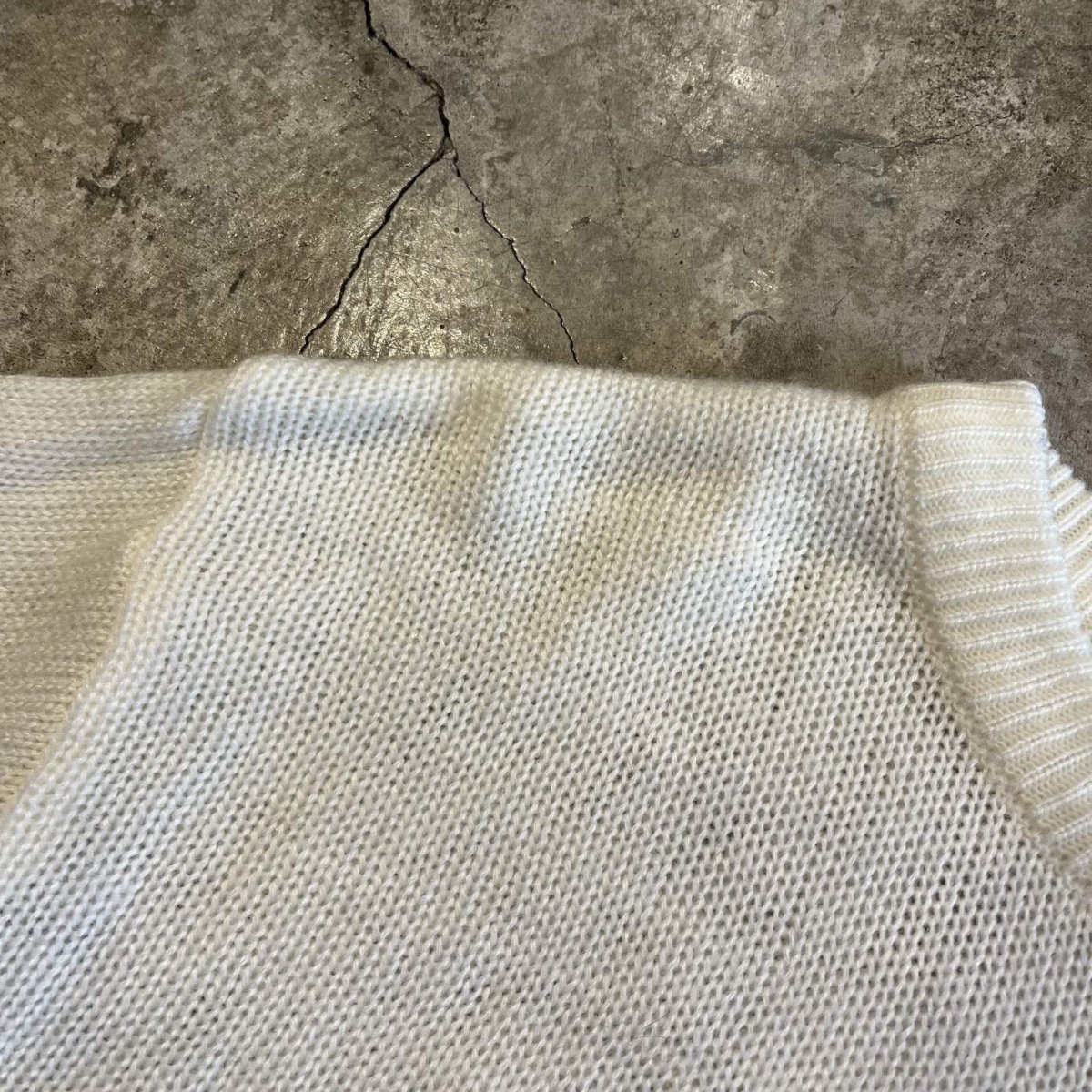 画像8: FRONT "MICKEY MOUSE" PATCH EMBROIDERY DESIGN SWEATER / Ladies XL (8)