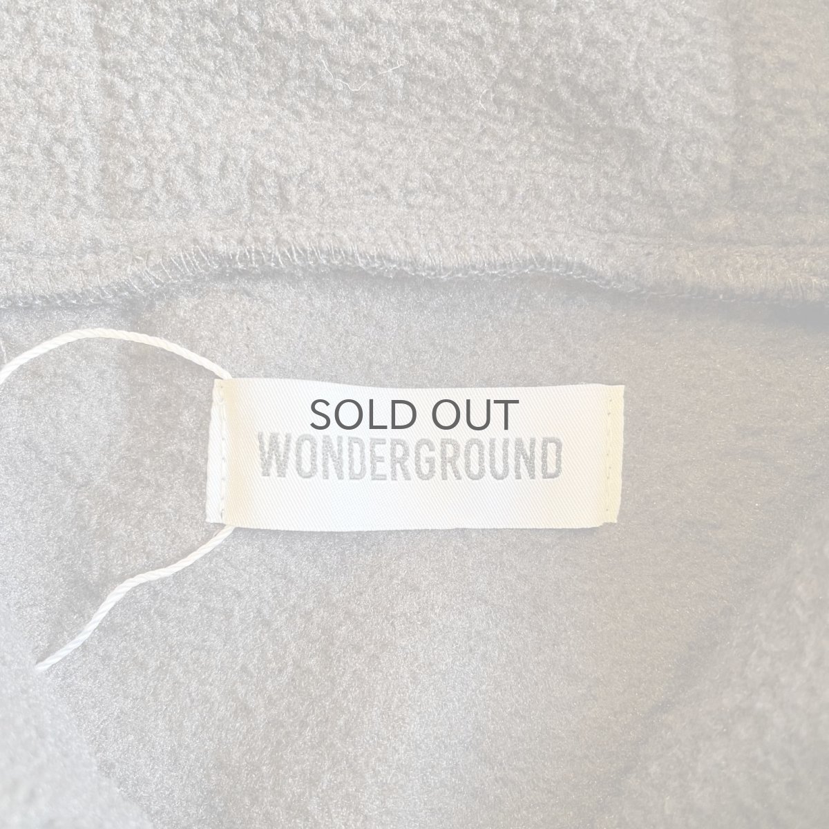 画像14: 【WONDERGROUND】NYLON ELBOW PATCH FLEECE SHORT ZIP ANORAK HOODIE / BLACK / OS (14)