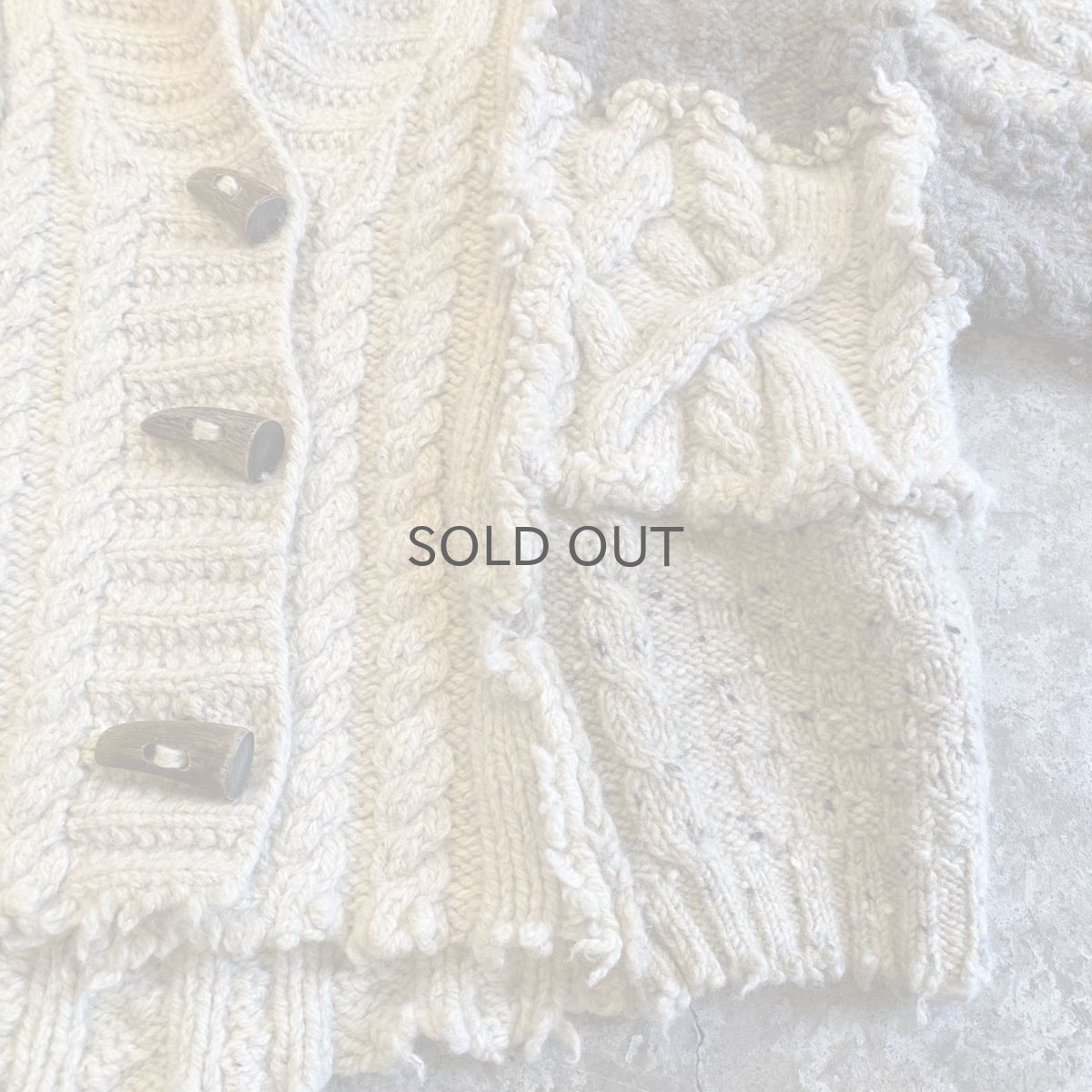 画像6: 【Wiz&Witch】"UNITED" PATCHWORK ALAN KNIT / OS  (6)