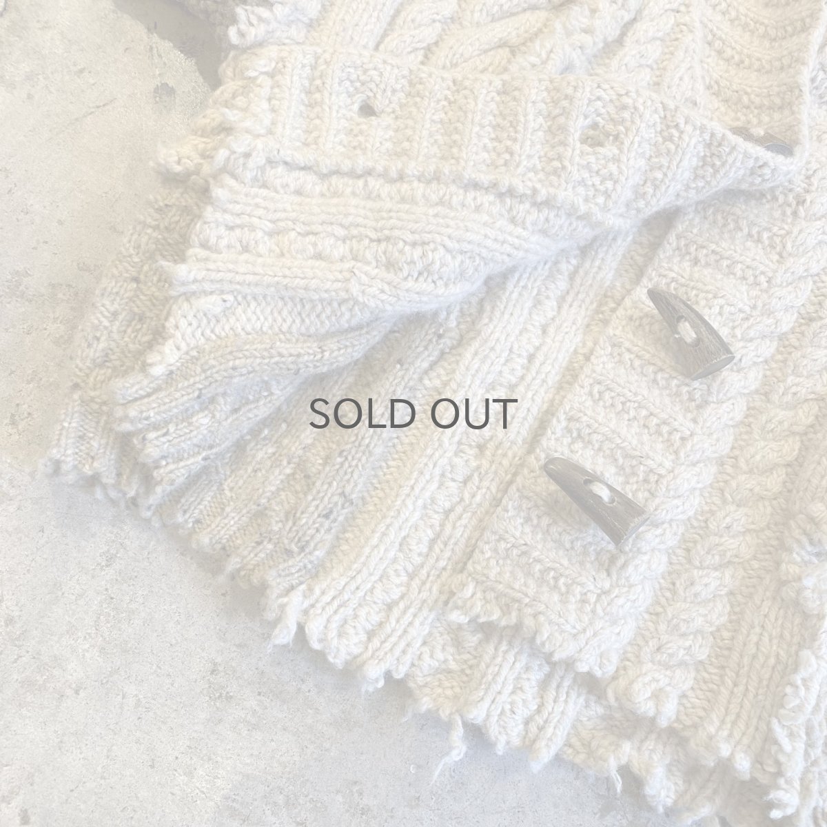 画像8: 【Wiz&Witch】"UNITED" PATCHWORK ALAN KNIT / OS  (8)