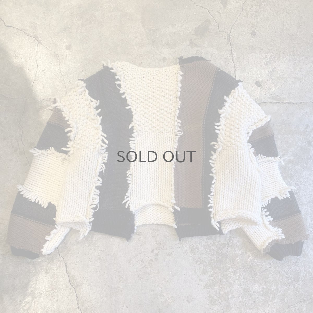 画像2: 【Wiz&Witch】"UNITED" PATCHWORK KNIT / OS (2)