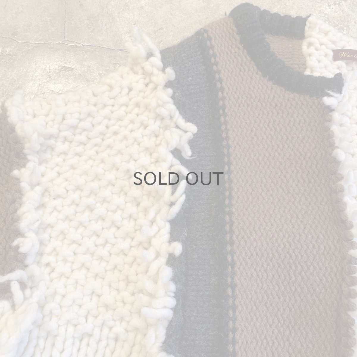 画像6: 【Wiz&Witch】"UNITED" PATCHWORK KNIT / OS (6)