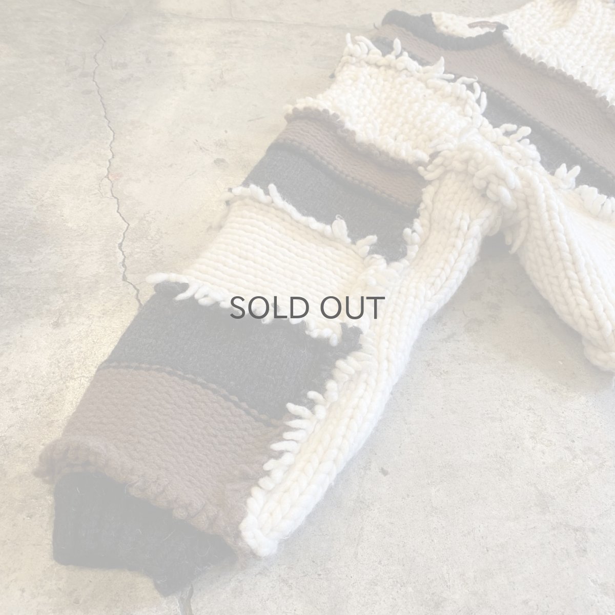 画像5: 【Wiz&Witch】"UNITED" PATCHWORK KNIT / OS (5)