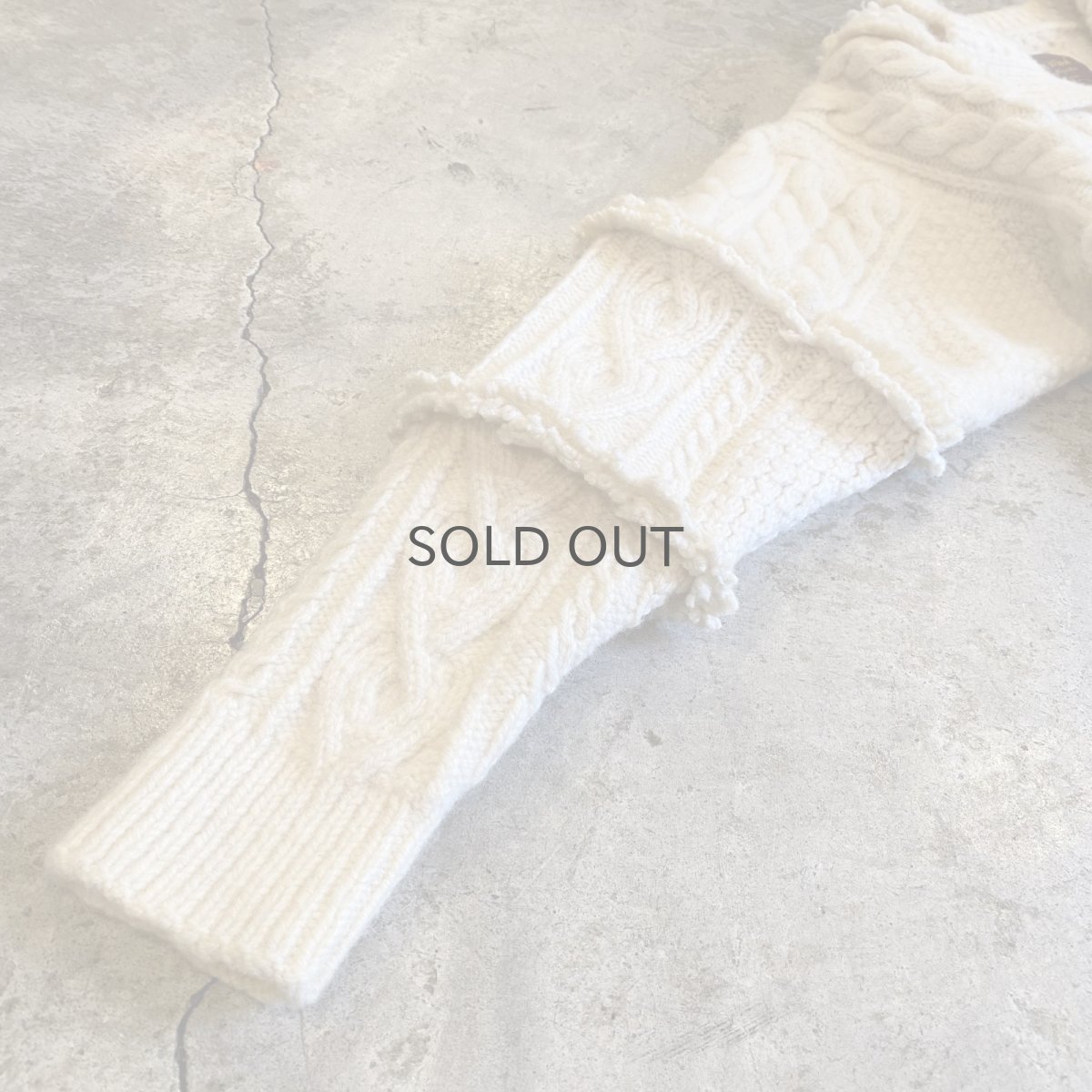 画像5: 【Wiz&Witch】"UNITED" PATCHWORK ALAN KNIT / OS  (5)