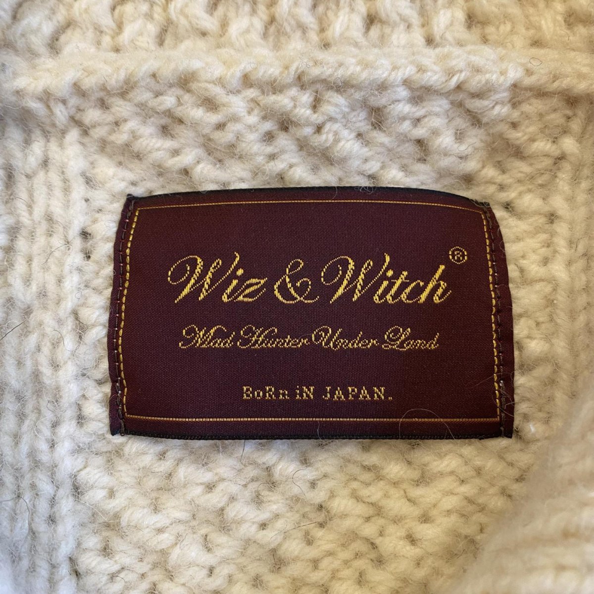 画像12: 【Wiz&Witch】"UNITED" PATCHWORK ALAN KNIT / OS  (12)