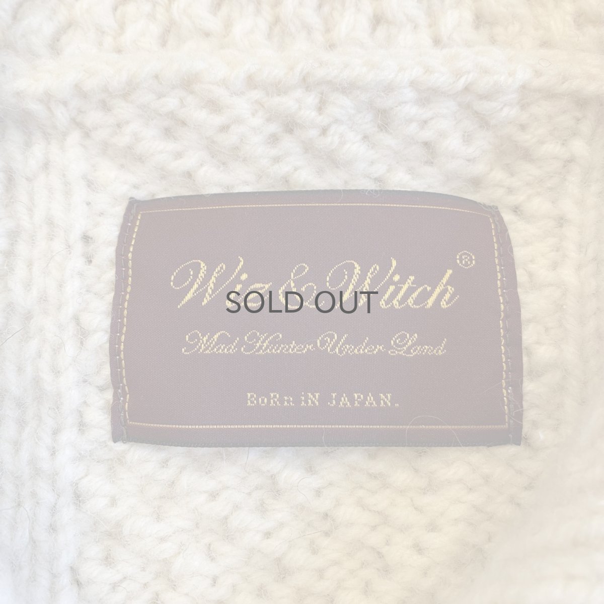 画像12: 【Wiz&Witch】"UNITED" PATCHWORK ALAN KNIT / OS  (12)