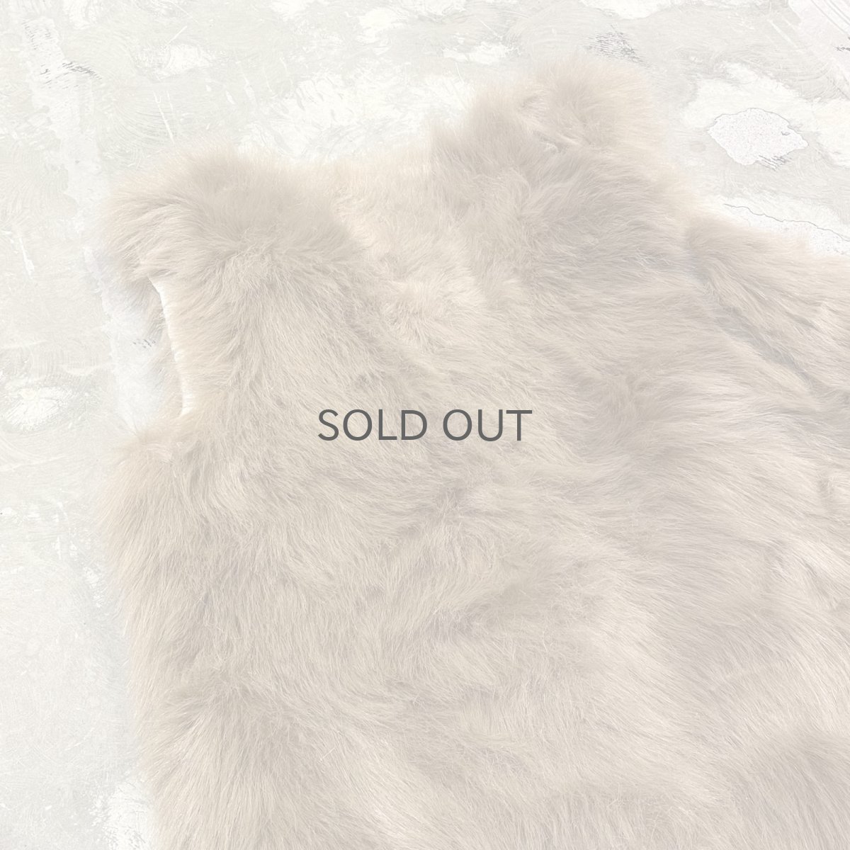 画像9: BROWN FAUX FUR OPEN FRONT VEST / Mens S (9)