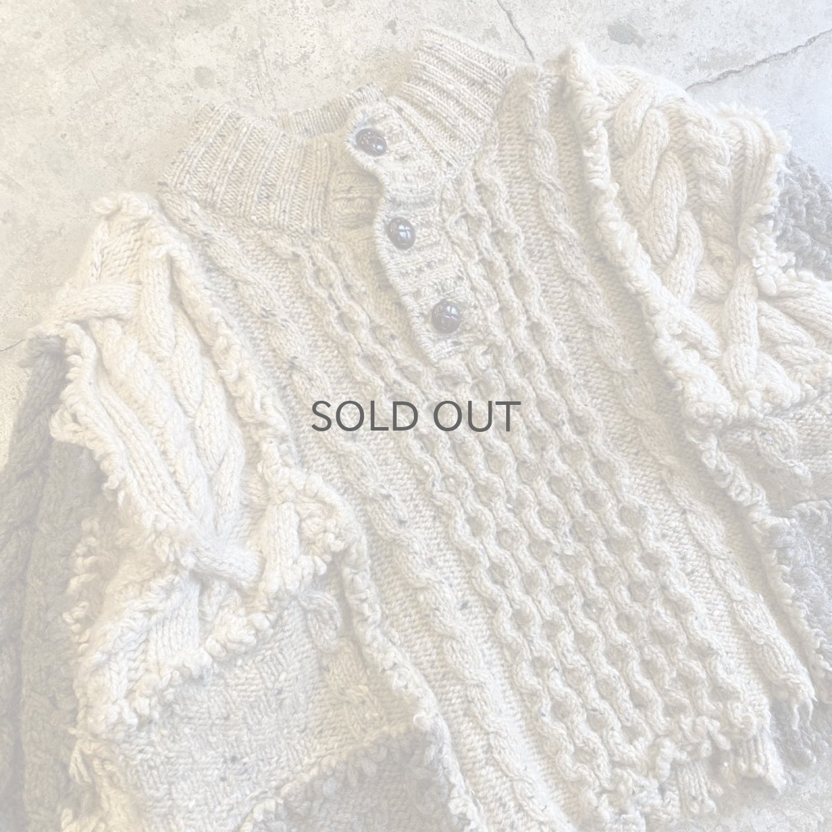 画像3: 【Wiz&Witch】"UNITED" PATCHWORK ALAN KNIT / OS  (3)