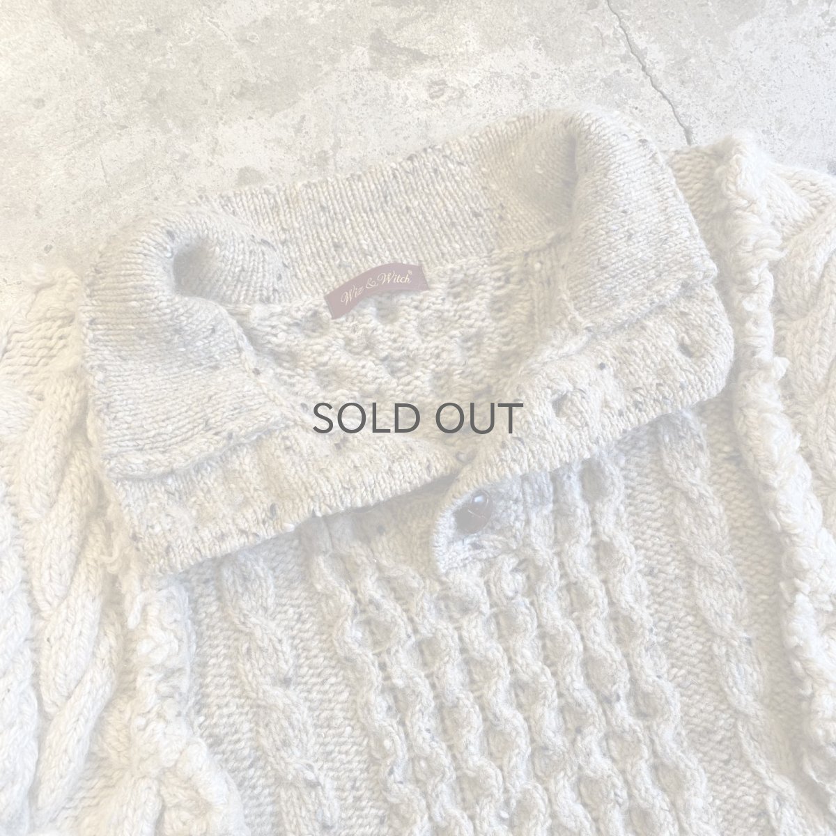 画像8: 【Wiz&Witch】"UNITED" PATCHWORK ALAN KNIT / OS  (8)